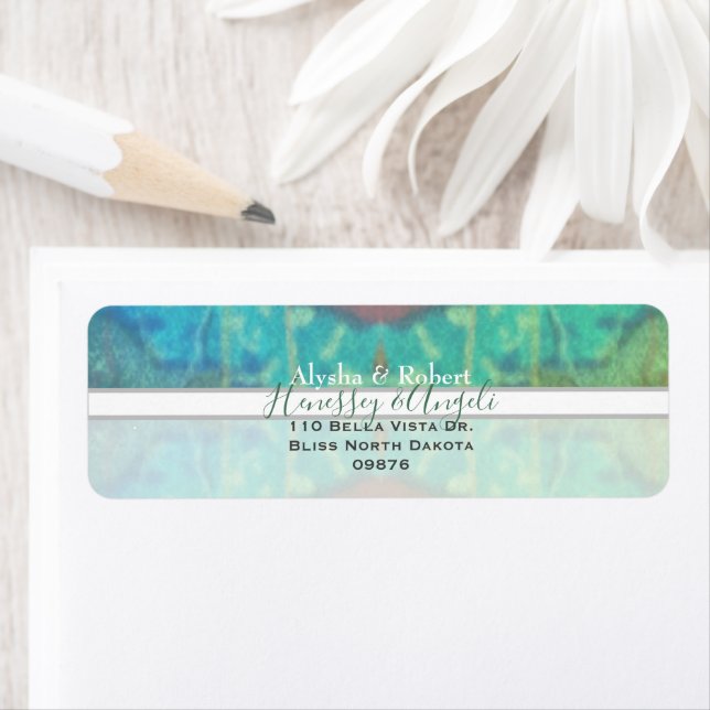 Mariage Couple's Retour/adresse Boho Rhapsody (En situation)