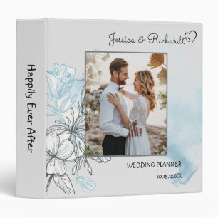 Mariage d'aquarelle PHOTO 3 Classeur d'anneau