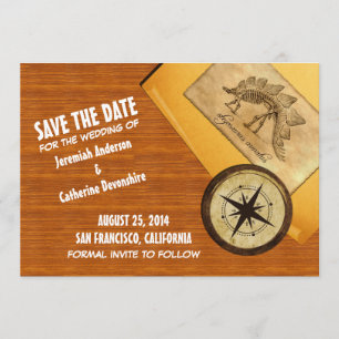 Mariage d'aventure Enregistrer la date Invitation