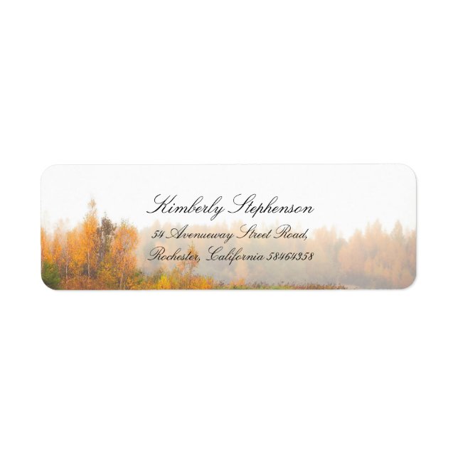Mariage de automne coloré rustique (Devant)
