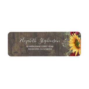 Mariage de automne de tournesol de roses rouges du
