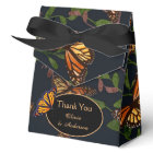 Mariage de automne Monarch Papillon noir Ballotins