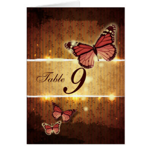 mariage de automne papillon romantique numéro de t