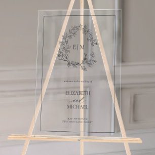 Mariage de bienvenue de la Marine Blue Leafy Crest