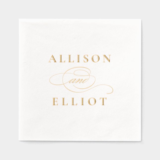 Mariage de calligraphie de noms simples (Recto)