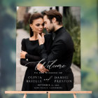 Mariage de calligraphie photo moderne élégant Bien