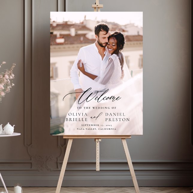 Mariage de calligraphie photo moderne élégant Bien (Créateur téléchargé)