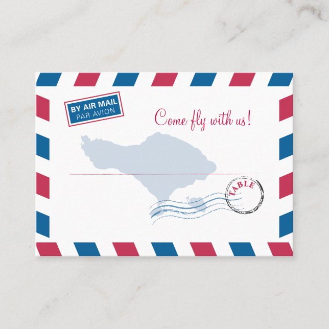 Mariage de carte d'escorte/de siège de Bali Air Ma (Devant)