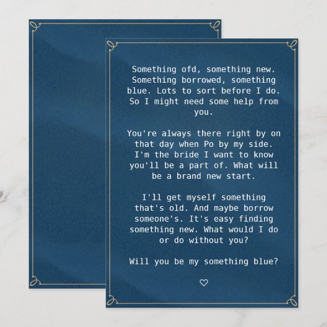 mariage de cartes (Devant / Derrière)