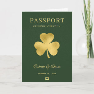 Mariage de chance Destination Passport Carte du mo