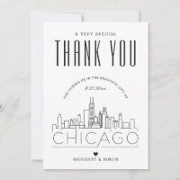 Mariage de Chicago, Illinois | MERCI + CARTE PHOTO