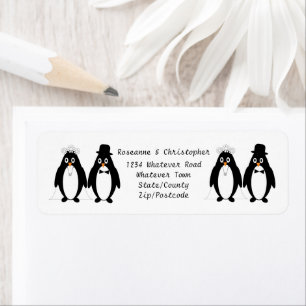 Mariage de conception de pingouin