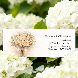 Mariage de couple romantique aquarelle fantaisiste