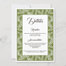 Mariage de destination, mariage de plage, carte de