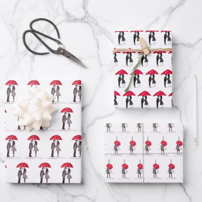 Mariage de douche nuptiale papier d'emballage Anni (Recto)