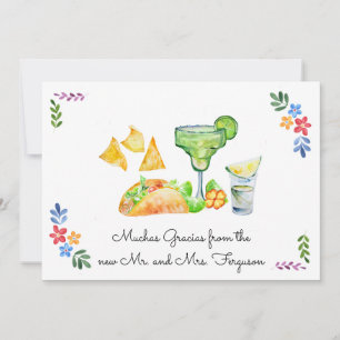 Mariage de Fiesta  Tacos et Tequila Carte de remer