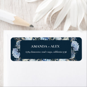 Mariage de fleurs de printemps bleu Dusty
