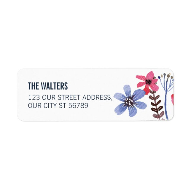 Mariage de fleurs peint (Devant)