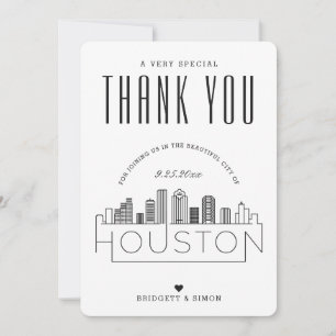 Mariage de Houston MERCI + CARTE PHOTO