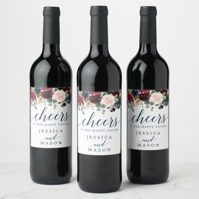 Mariage de la marine bourguignonne Étiquettes de v (Bouteilles)