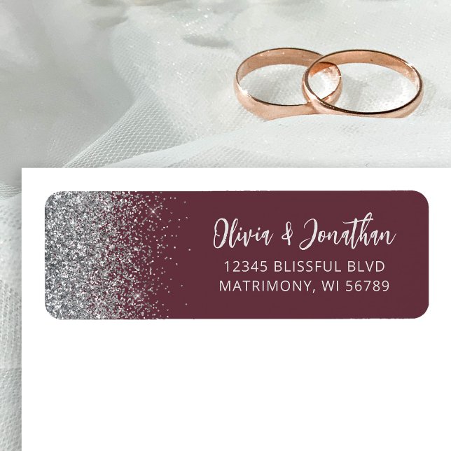 Mariage de la Parties scintillant d'argent de Bour (Créateur téléchargé)