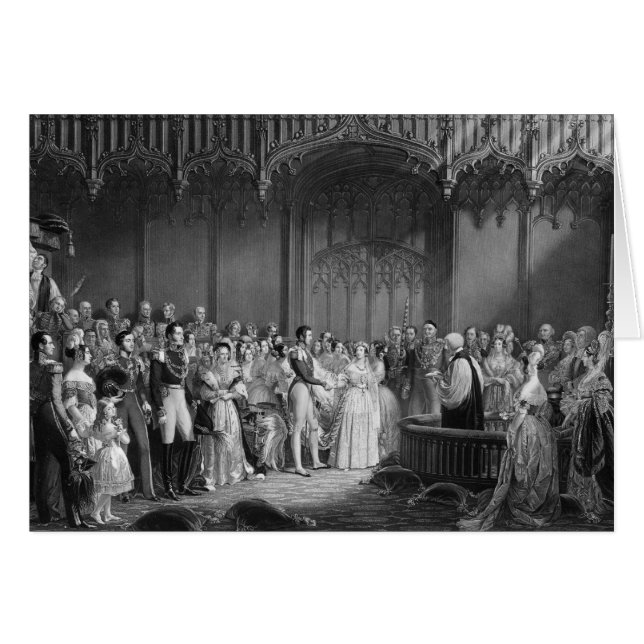 Mariage de la reine Victoria et du prince Albert (Devant horizontal)