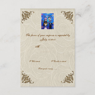 Mariage de la RSVP de mariage mort