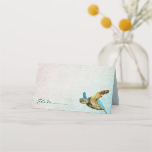 Mariage de la tortue de mer Escort Cartes de place