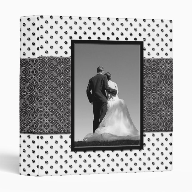 Mariage   de l'album photo Classeur Modèle (Devant/Côté)