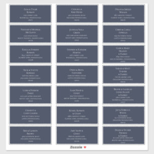 Mariage de marine Étiquettes de adresse invités