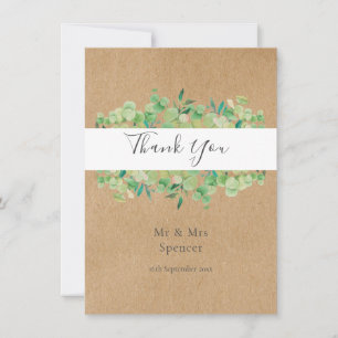 Mariage de Merci écologique Eucalyptus rustique