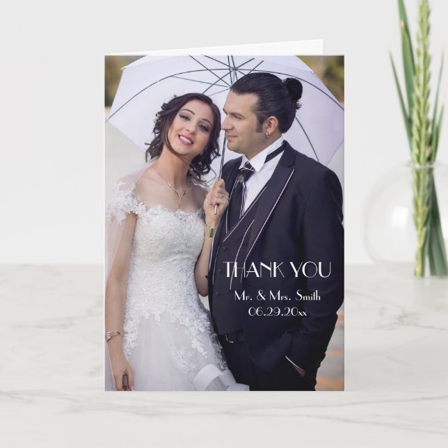Mariage de Merci photo minima déco (Devant)