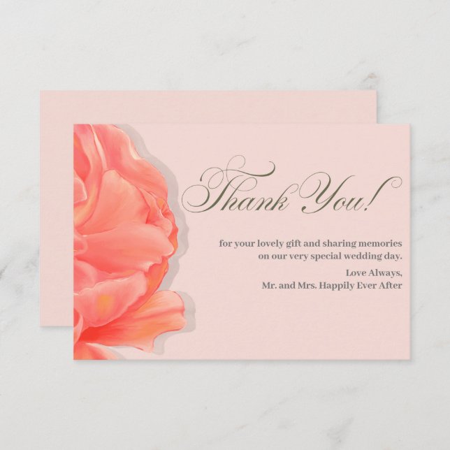 Mariage de Merci rose pâle (Devant / Derrière)