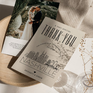 Mariage de Nashville   MERCI + CARTE PHOTO