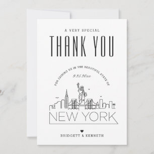 Mariage de New York   MERCI + CARTE PHOTO