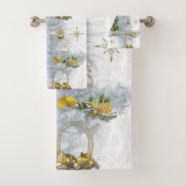 Mariage de Noël blanc Répétition design (En situation)