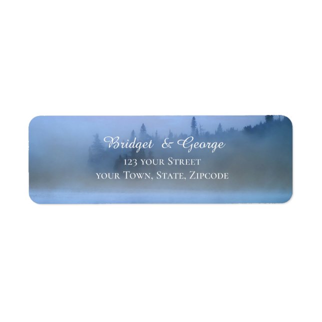 mariage de paysage forestier bleu poussiéreux (Devant)