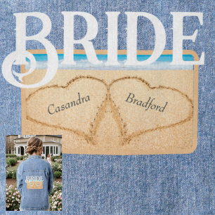 Mariage de plage de la mariée 2 Cœur dans le sable