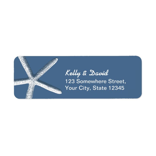 Mariage de plage Starfish Navy Blue (Devant)