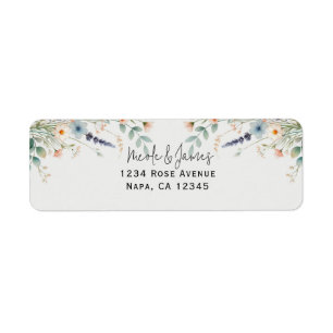 Mariage de printemps aux fleurs aquarelles