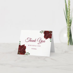 Mariage de rose rouge de Bourgogne ou Merci de