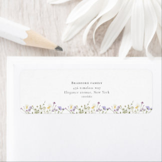 Mariage de script Fleur sauvage boho élégant