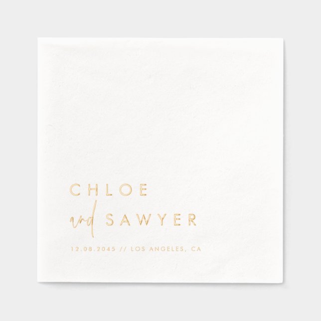 Mariage de script minimaliste moderne manuscrit (Recto)