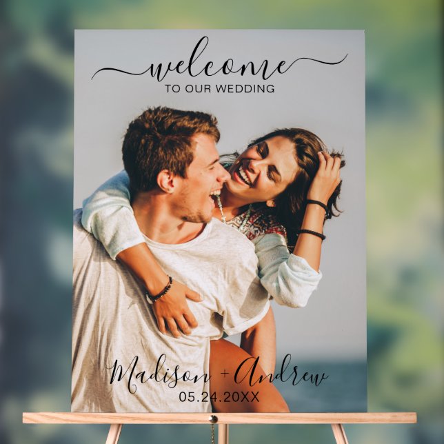 Mariage de script moderne Bienvenue (Neutre)