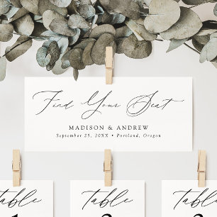 Mariage De Script Moderne Trouvez Votre Carte En-T