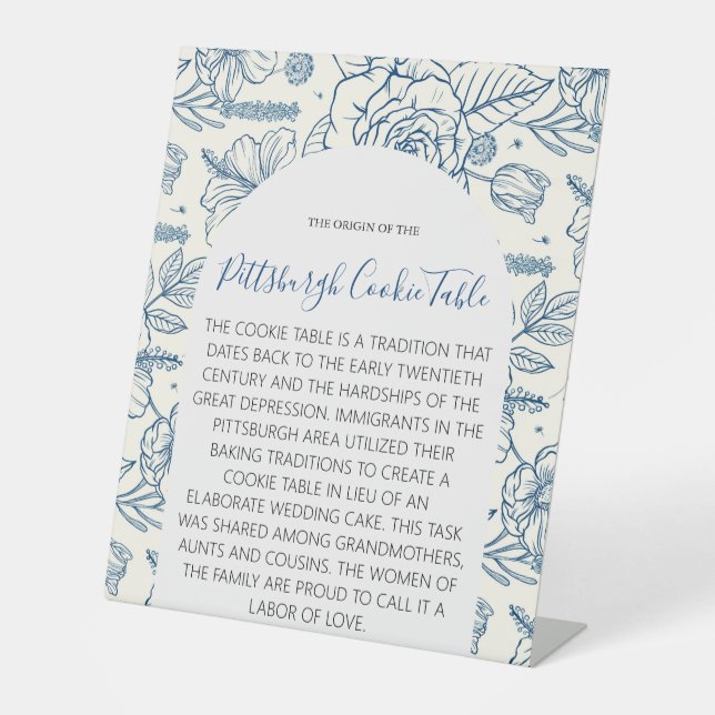 MARIAGE DE SIGNE DE TABLEAU DE COOKIES PITTSBURGH (Recto)