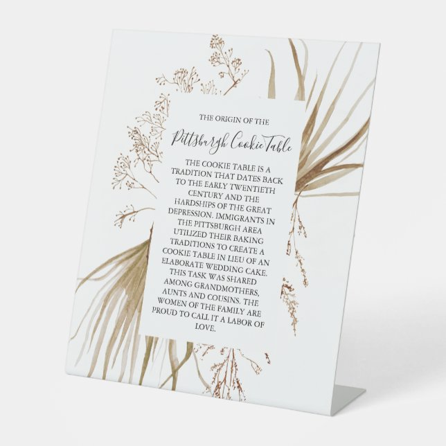 MARIAGE DE SIGNE DE TABLEAU DE COOKIES PITTSBURGH (Recto)
