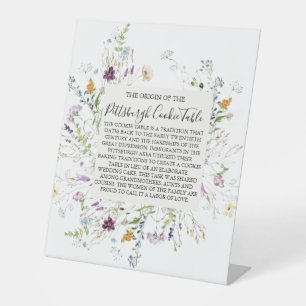 MARIAGE DE SIGNE DE TABLEAU DE COOKIES PITTSBURGH
