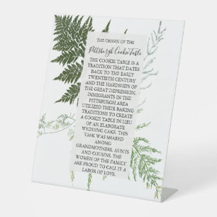 MARIAGE DE SIGNE DE TABLEAU DE COOKIES PITTSBURGH