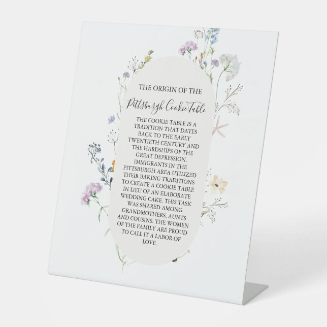 MARIAGE DE SIGNE DE TABLEAU DE COOKIES PITTSBURGH (Recto)